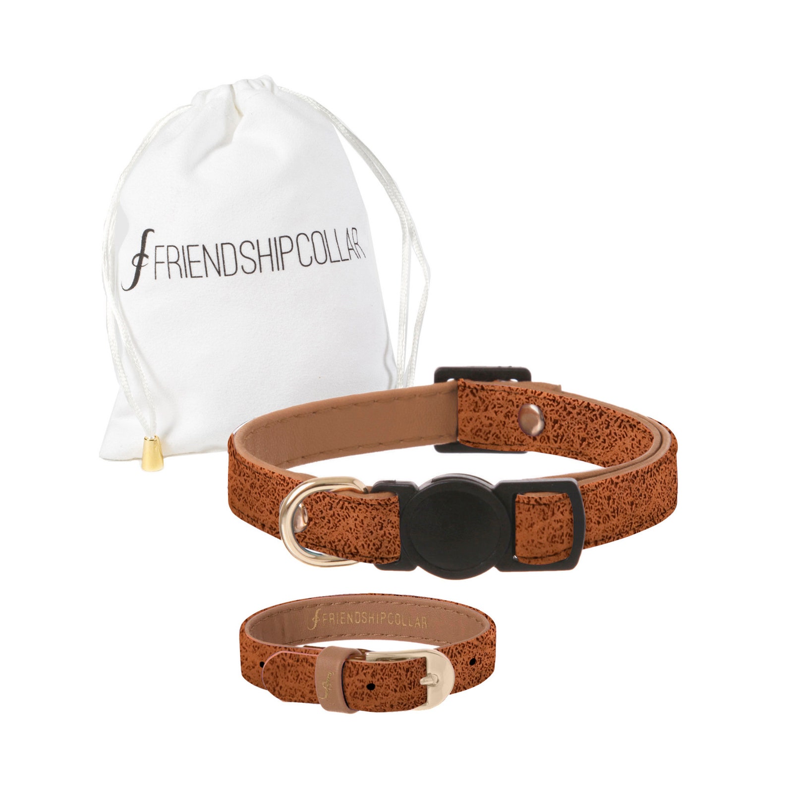 Friendship Collar Classic Cognac Cat Collar Collar and Etsy