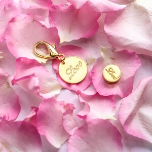 Friendship Collar Love Script Charm Set #friendshipcollar