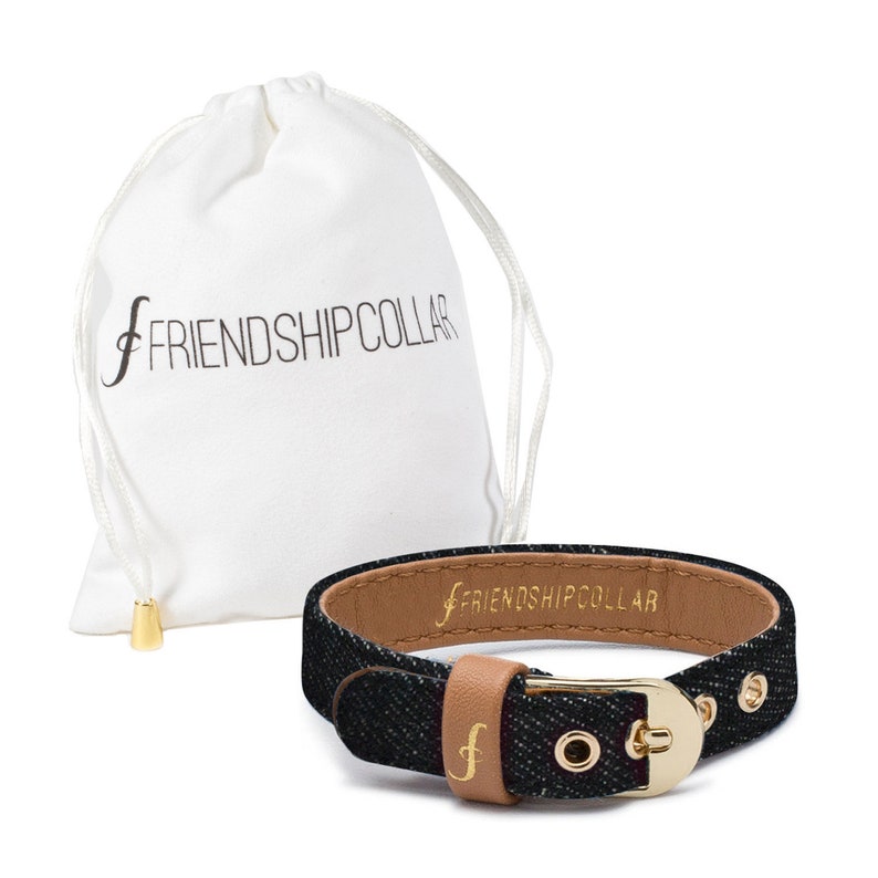 Friendship Collar FriendshipCollar Great Genes Black Wash Etsy
