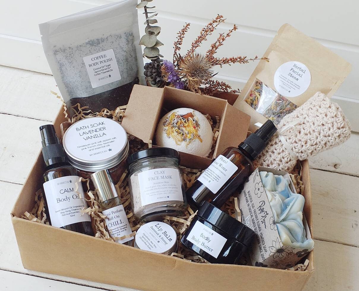 The Ultimate Pamper Gift Basket Pamper Gift Set Basket Spa Etsy Australia