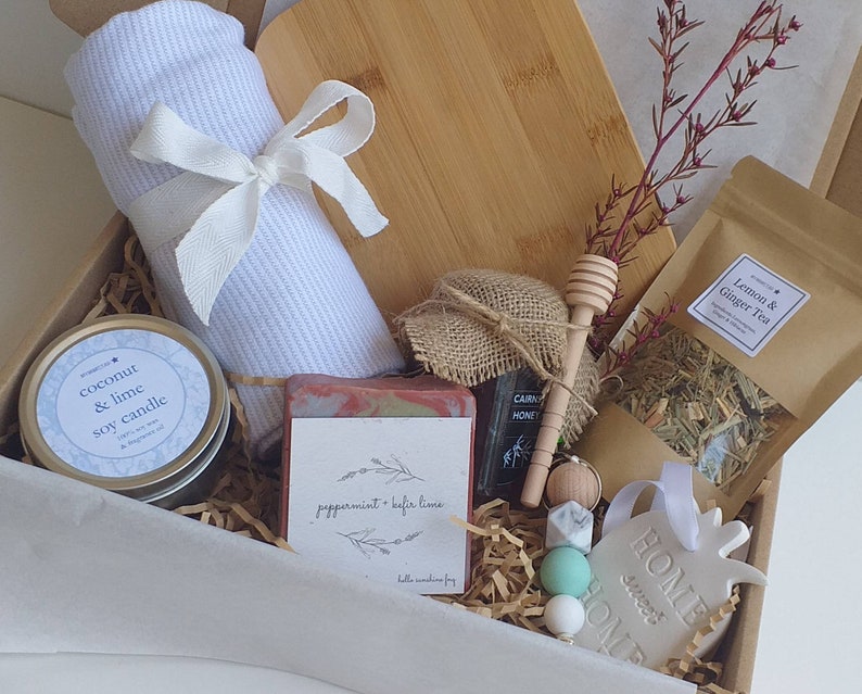 Housewarming Gift Box Housewarming Gift Basket Pamper Gift Etsy