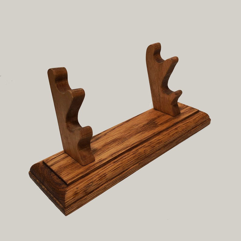 Magic Wand Display Wooden Wand Holder Holds 2 Wizard Wands Etsy