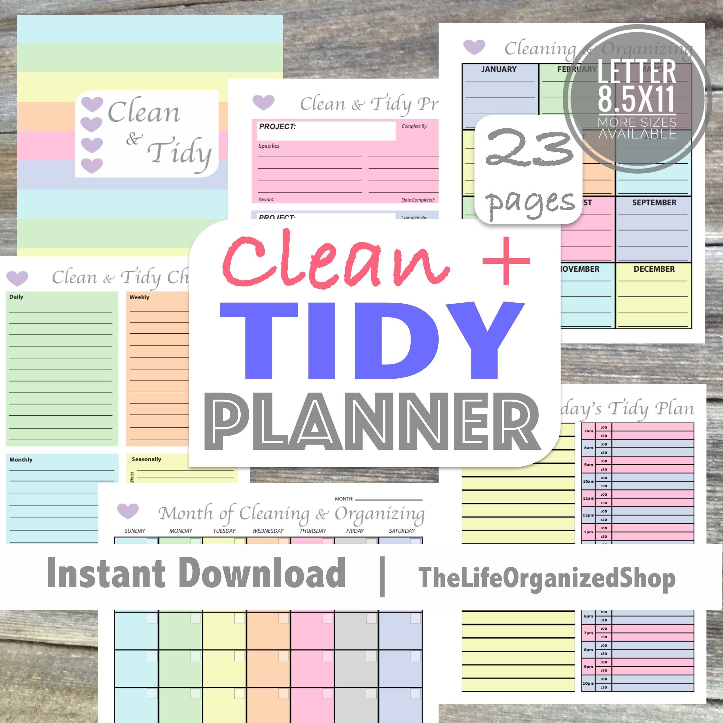 Cleaning plan. Clean Plan.