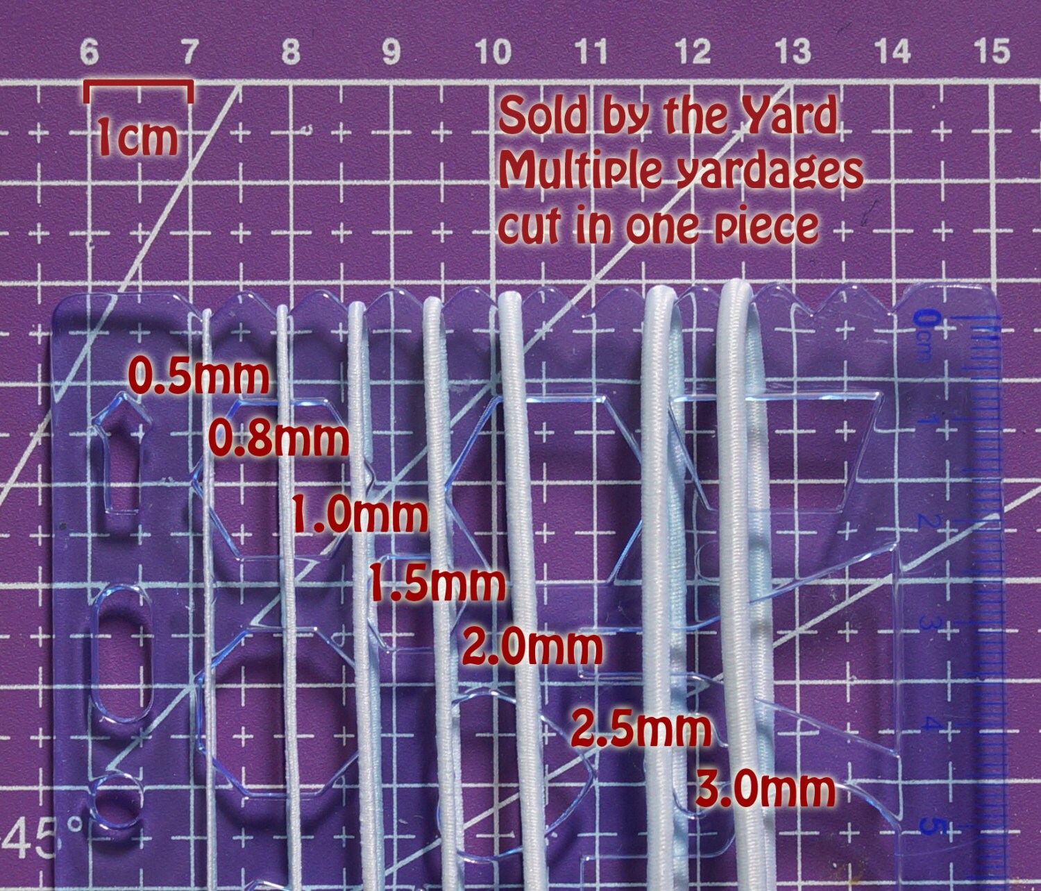 0.5mm-3.0mm BJD Stringing Elastic/Doll Stringing Elastic