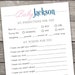 Baby Predictions &amp; Wishes Baby Shower Custom Printable Digital - Etsy