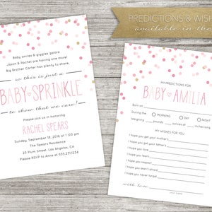Baby Sprinkle Invitation Baby Shower Custom Printable Digital image 4