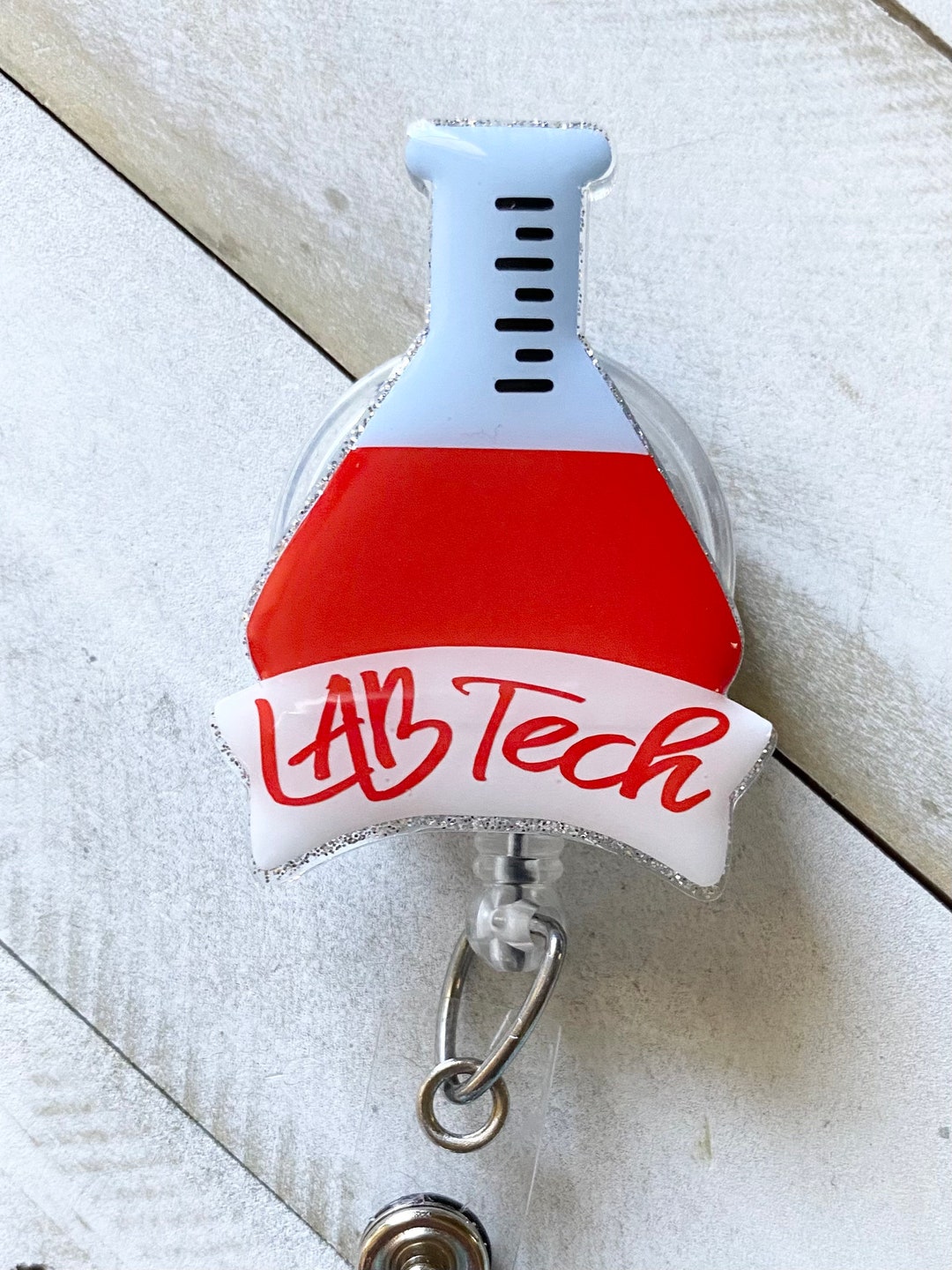 Laboratory Badge Reel/lab Tech Badge Reel/scientist Badge Etsy