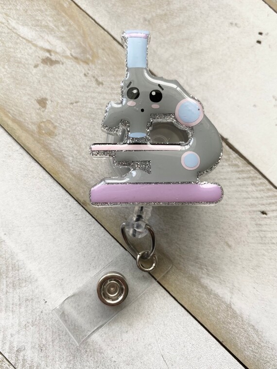 Laboratory Badge Reel/lab Tech Badge Reel/scientist Badge Etsy