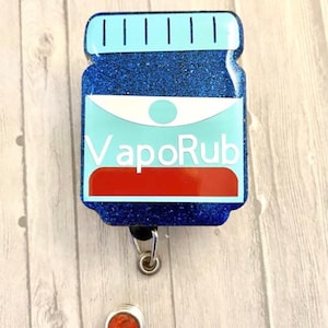 VapoRub/Ponte Vicks Badge Reel/Nurse/Nurse Badge Reel/Medical Badge Reel/Vicks/Latino Humor/Vicks Badge ID