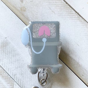Medical Badge Reel/Respiratory Therapist Badge Reel/Respiratory Therapist/RN Badge Reel/LVN Badge Reel/Ventilator Badge Reel