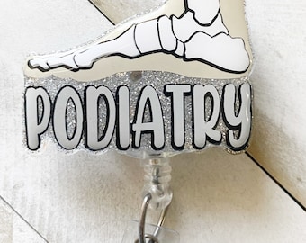 Nurse Badge Reel/Podiatrist /Podiatry Badge Reel/Foot Doctor/Foot Surgeon/Feet
