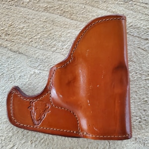 Smith and Wesson Body Guard 380 light brown pocket holster