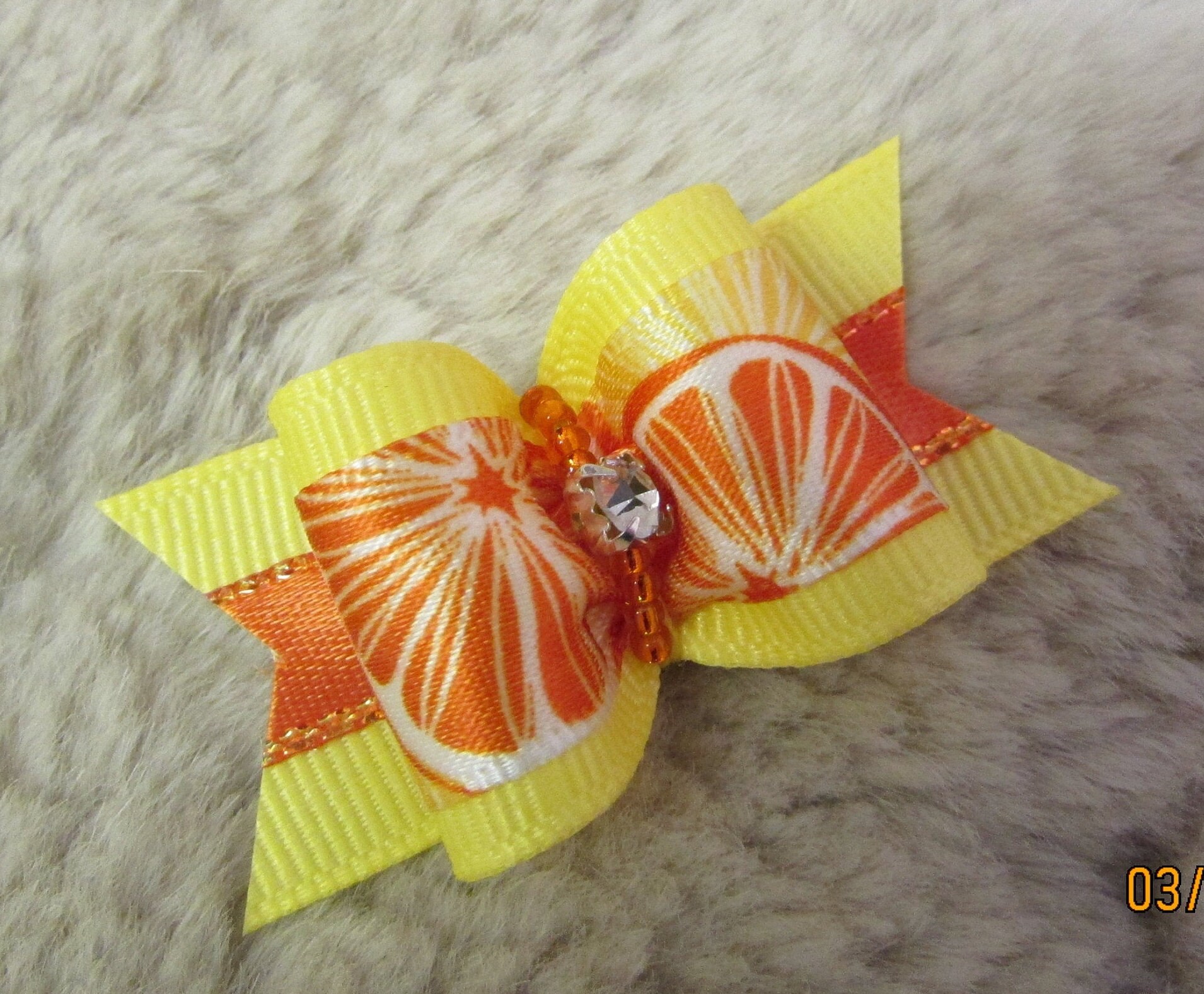 Orange Obst Hund Haarschleife 7/8 einzelne Schleife gelb Etsy