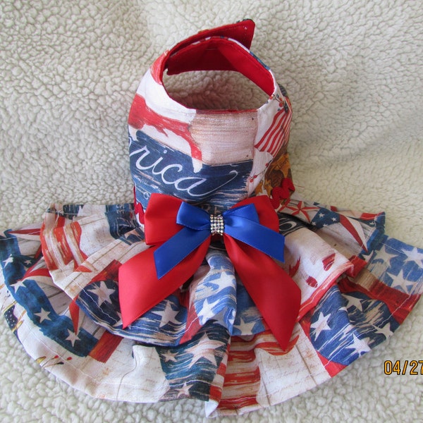 Dog Harness Dress Etsy