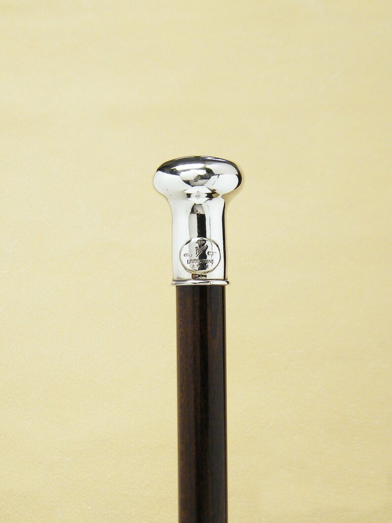 Walking Stick Knob Smooth Milord 925 COLLECTION Etsy