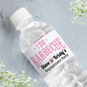 30 Photo Water Bottle Labels, I Do BBQ, Engagement Party Wedding, Bachelorette, Bridal Shower, Customizable  Personalized Labels - I DO BBQ