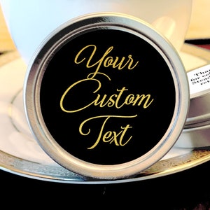 Retirement Mint Tins - RetireMints - Black & Gold - Retirement Favors - Retirement Mints - Retired Mints - Ladies Retirement