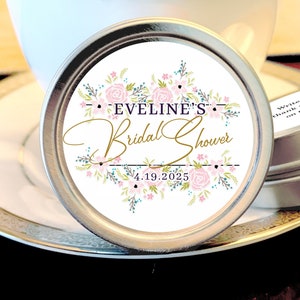 Bridal Shower Mint Tins, Personalized Mint Favor Mint to Be Wedding ...