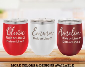 Personalized Stemless Wine Tumbler