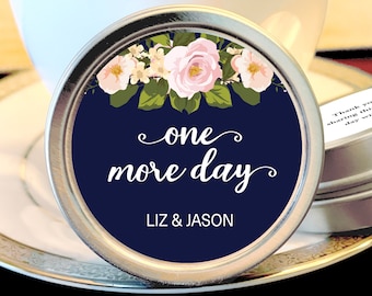 Personalized Wedding Favor Mint Tins | Rehearsal Dinner Favors