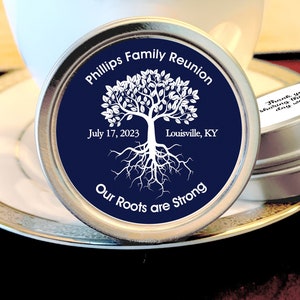 Family Reunion Mint Tins - Family Reunion - Family Tree - Reunion Favors - Family Reunion Decor - Family Reunion Party Favors