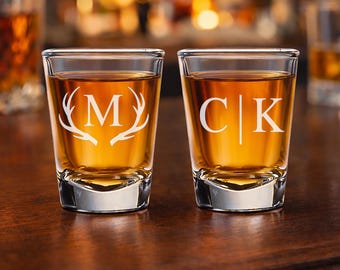 Bulk Engraved 1.7 oz Shot Glasses – Custom Wedding Favor, Groomsmen Gift, Personalized Gift