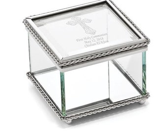 silver trinket box christening