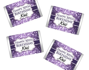 60 Burlap and Lace Rustic Wedding Shower Favors Hershey Nugget Labels Stickers