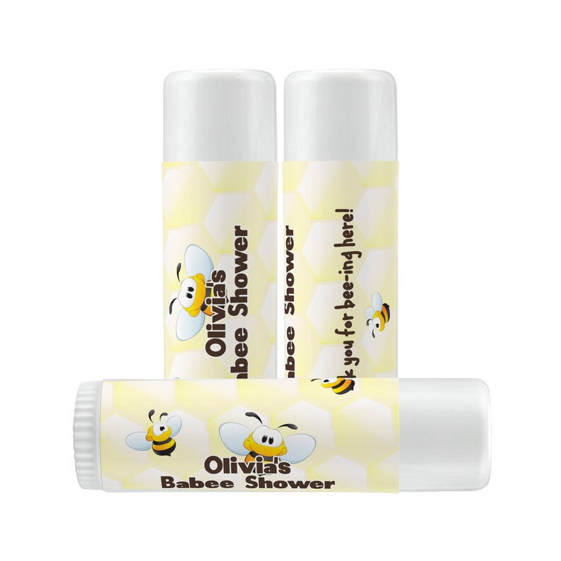 Lip Balm Labels Personalized Lip Balm Labels Baby Shower Etsy