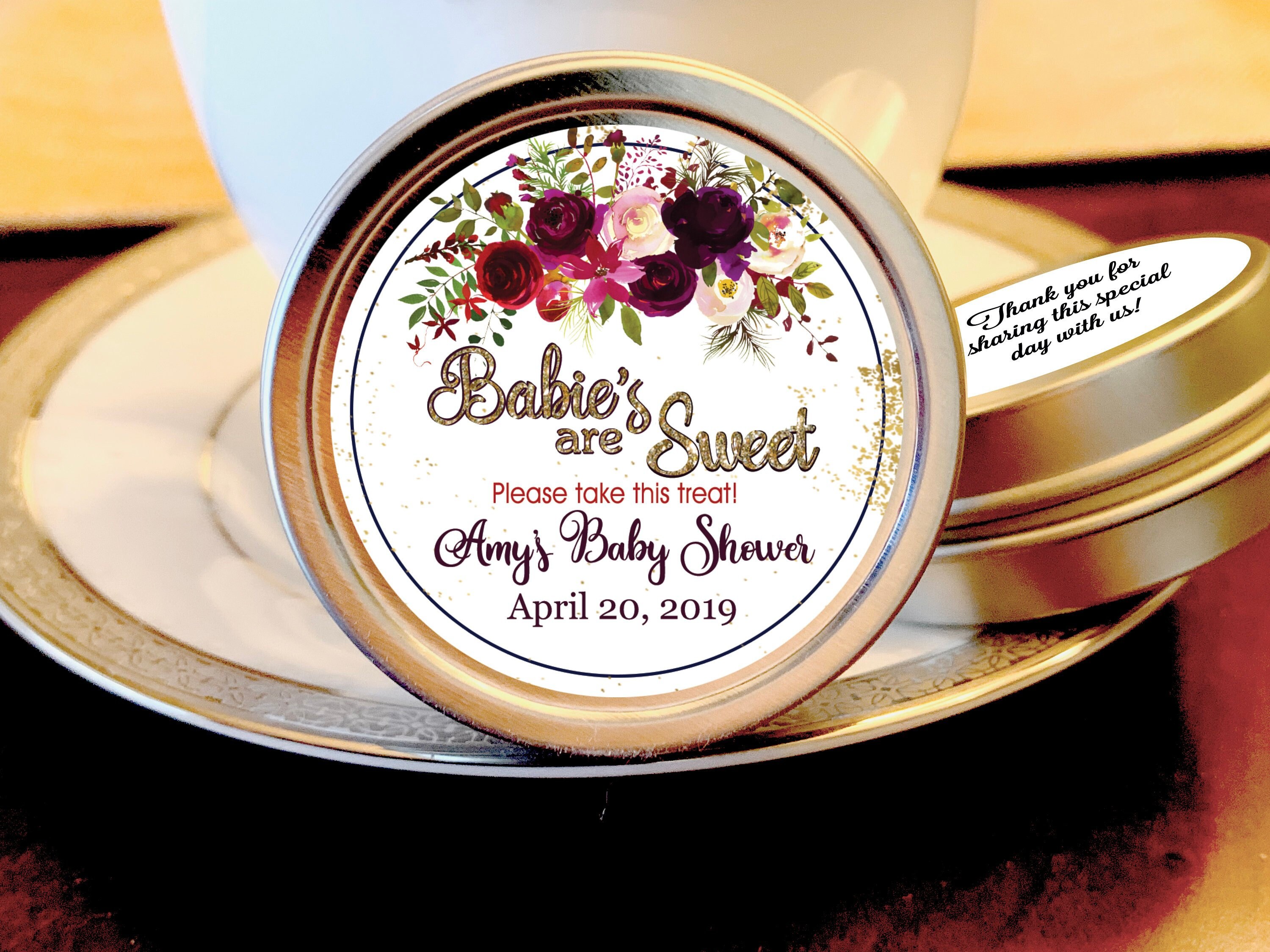 summer baby shower favors