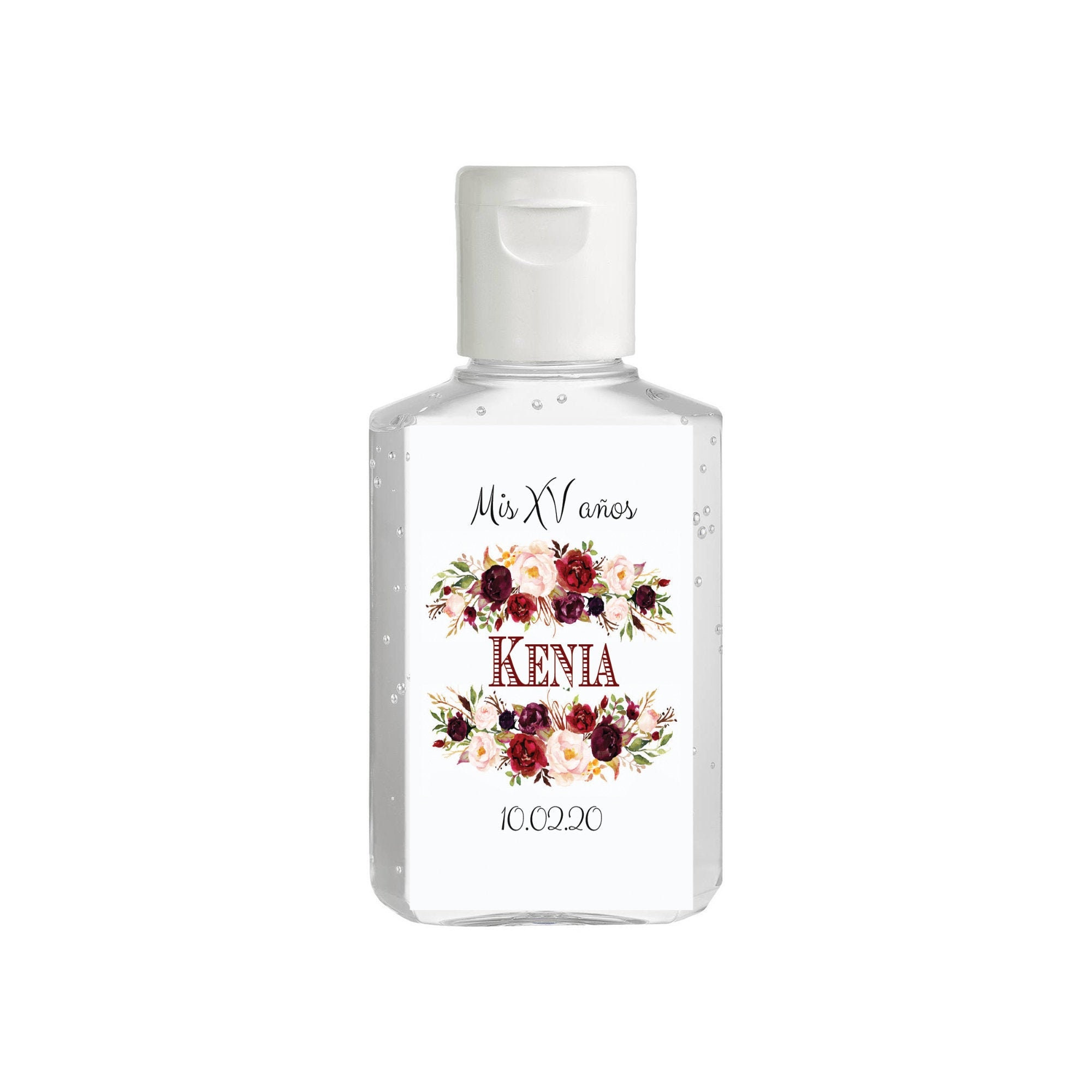 Quincea\u00f1era Sanitizer Labels Quincea\u00f1era Favors Labels Sweet Sixteen Birthday lLabels Sweet 16 Favors Labels Sweet 16 Sanitizer Labels