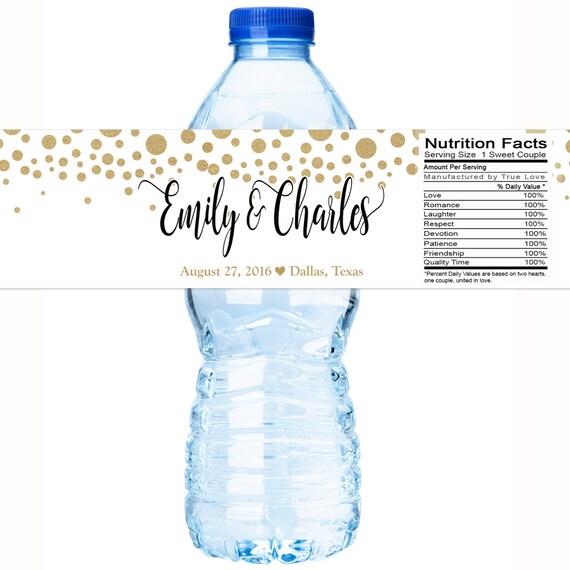Wedding Water Bottle Labels, Personalized Water Bottle Labels, Waterproof Label, Bridal Shower Labels, Welcome Bags, Wedding Labels Il_570xn