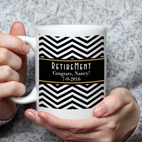 Personalized Retirement Coffee Mug - 15 oz coffee mug - Custom Made Mug - Retirement Decor - Retirement Gift - Retirement Gift Ideas Il_570xn