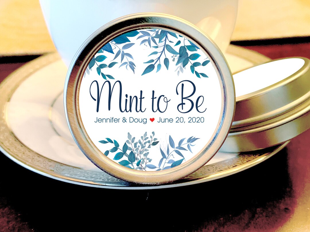 Personalized Wedding Favors - Wedding Favor Mint Tins - Personalized ...
