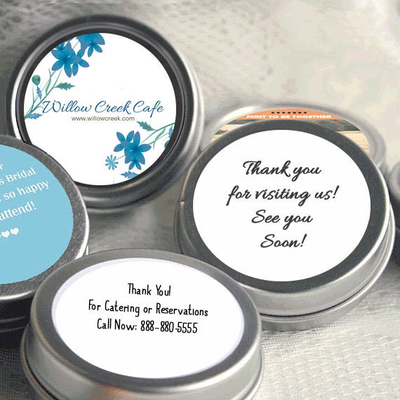 Your Logo Business Mint Tins by Great Little Favor Co Catch My Party