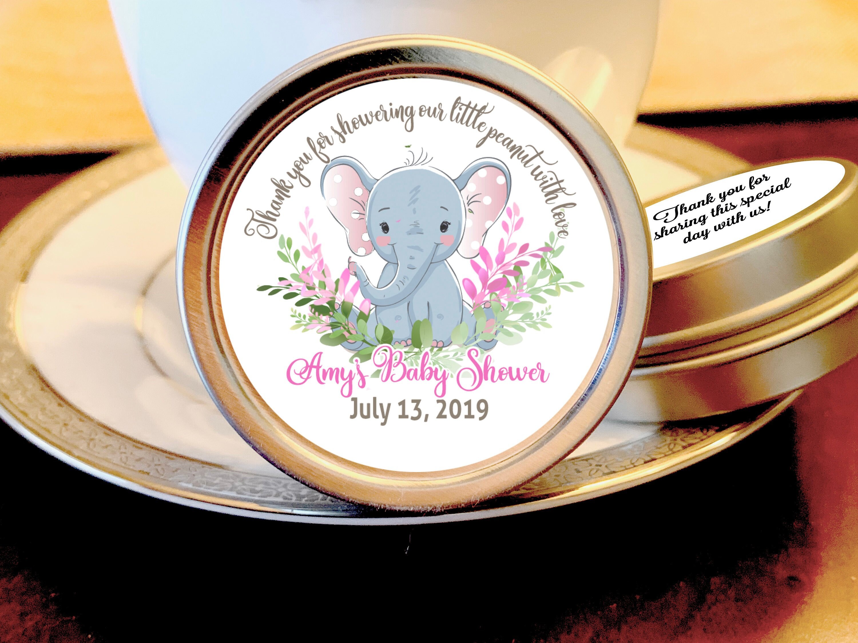 elephant shower favors