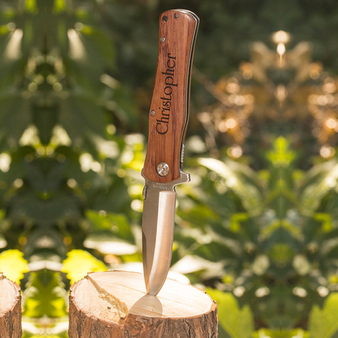 Personalized Pocket Knife Hunting Knife Gift for Men Etsy