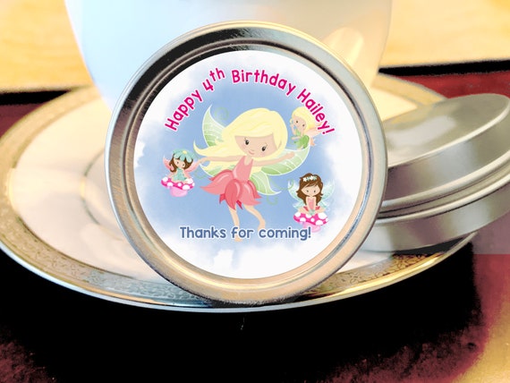 12 Personalized Fairy Party Favors| Fairies Favor | Fairy Mints | Fairy Candy Favors | Fairy Birthday Favors Il_570xn