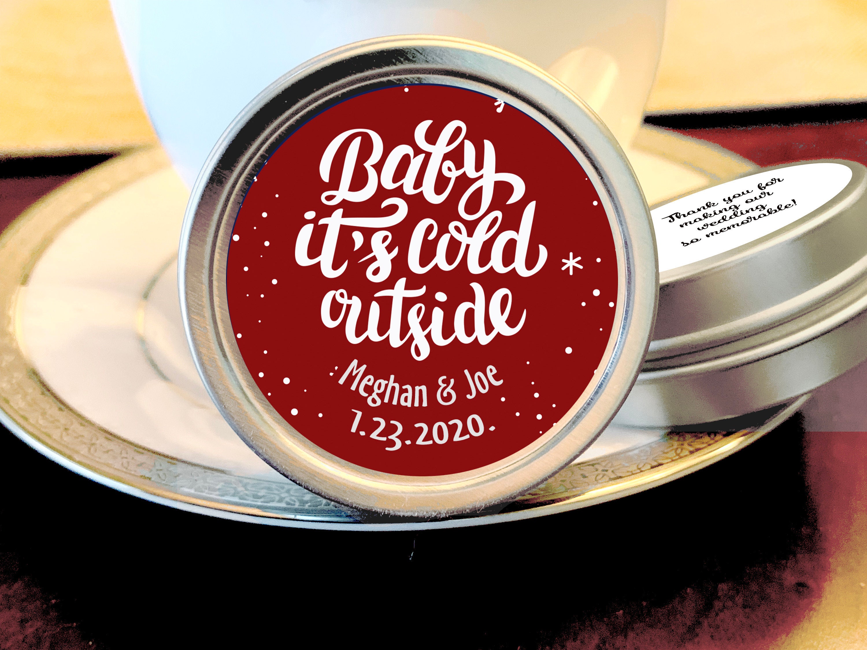 baby it's cold outside favors
