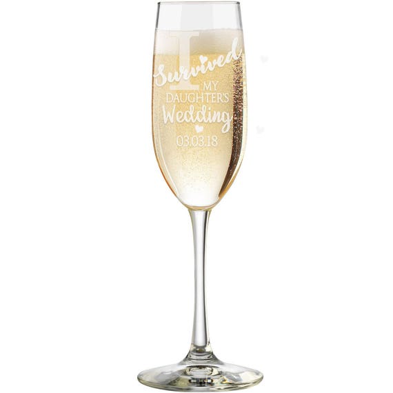 i survived my daughter's wedding wine glass