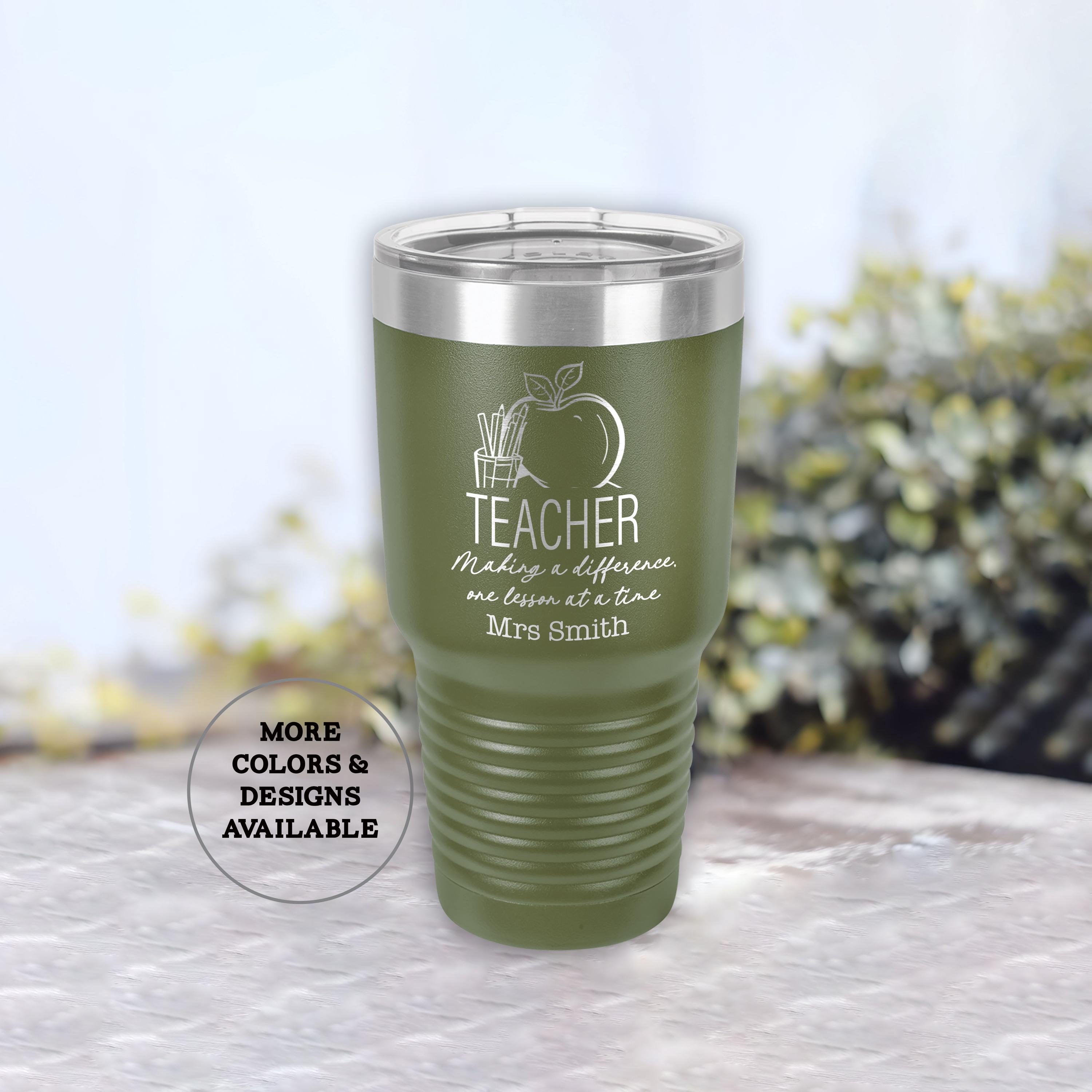 Personalized Teacher Appreciation Gift - 30 Oz Tumbler for Teachers ...