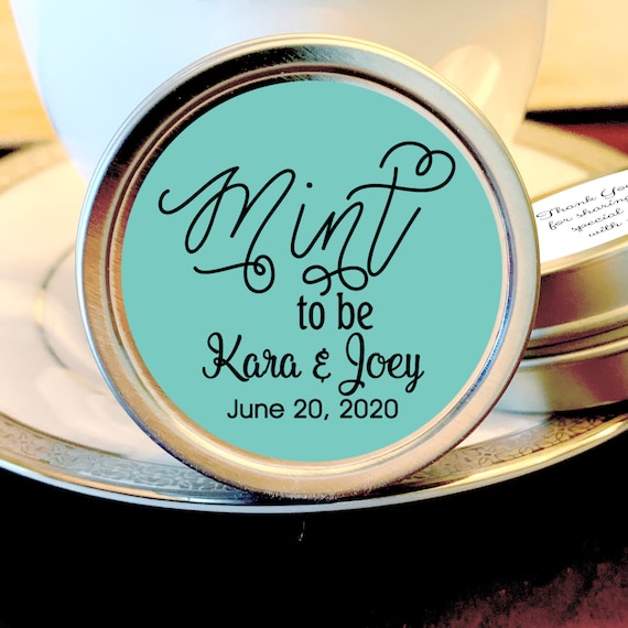 personalized wedding mints Mint to be favors mint favors wedding candy