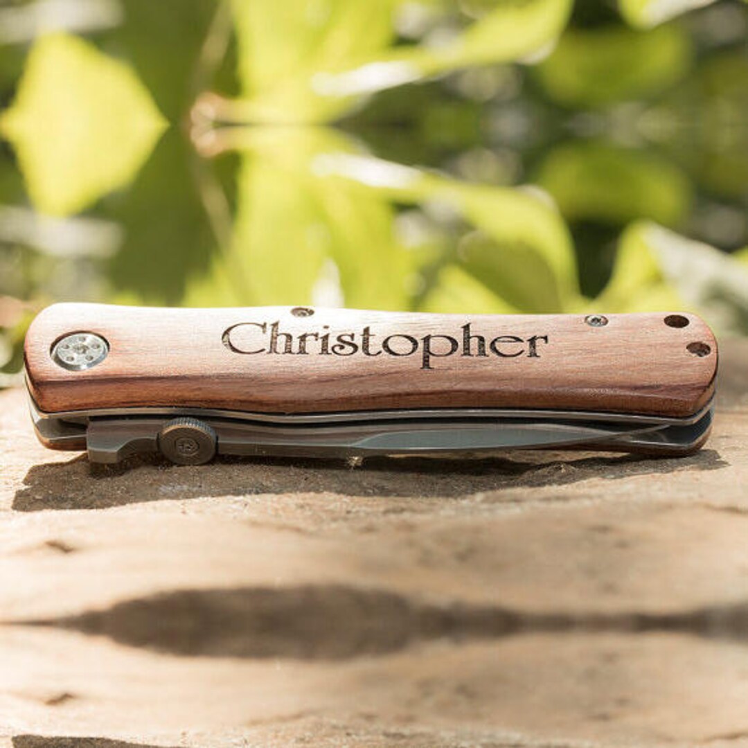 Engraved Pocket Knife, Pocket Knife With Clip, Personalized Pocket Knife, Personalized Hunting