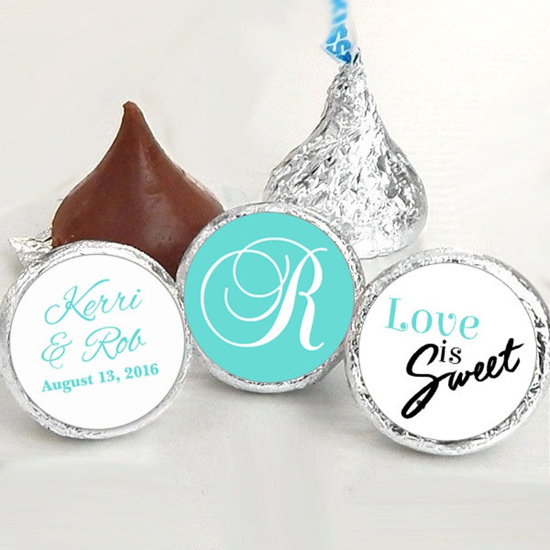 108 Hershey Kiss® Stickers Love is Sweet Candy Labels Etsy