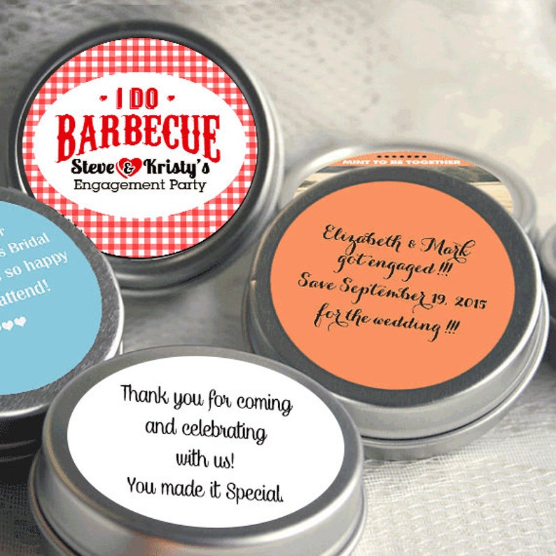 Bridal Shower Bachelorette I Do Barbecue Engagement Party Wedding Personalized Favors I Do Bbq Wedding Mints Mint Tins Paper Party Supplies Party Favors Games Vadel Com