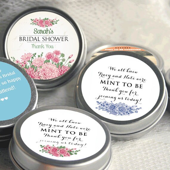 Mint Tin Wedding Favor Mint to Be Bridal Shower Favor Wedding Mint