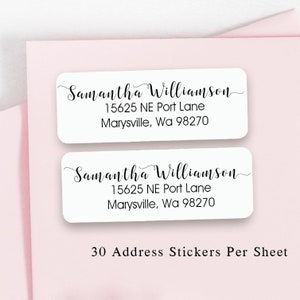 Address Labels - Personalized Return Address Labels -  Address Sticker - Address Label Sticker - Custom Address Labels