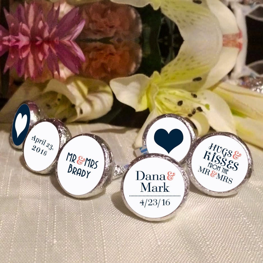 Personalized Wedding Candy Stickers | 0.75
