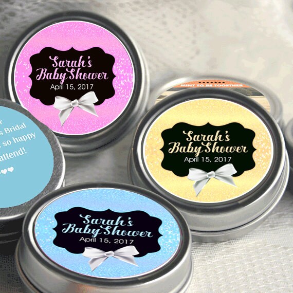 Baby Shower Favors Baby Shower Mints Baby Shower Decor Faux
