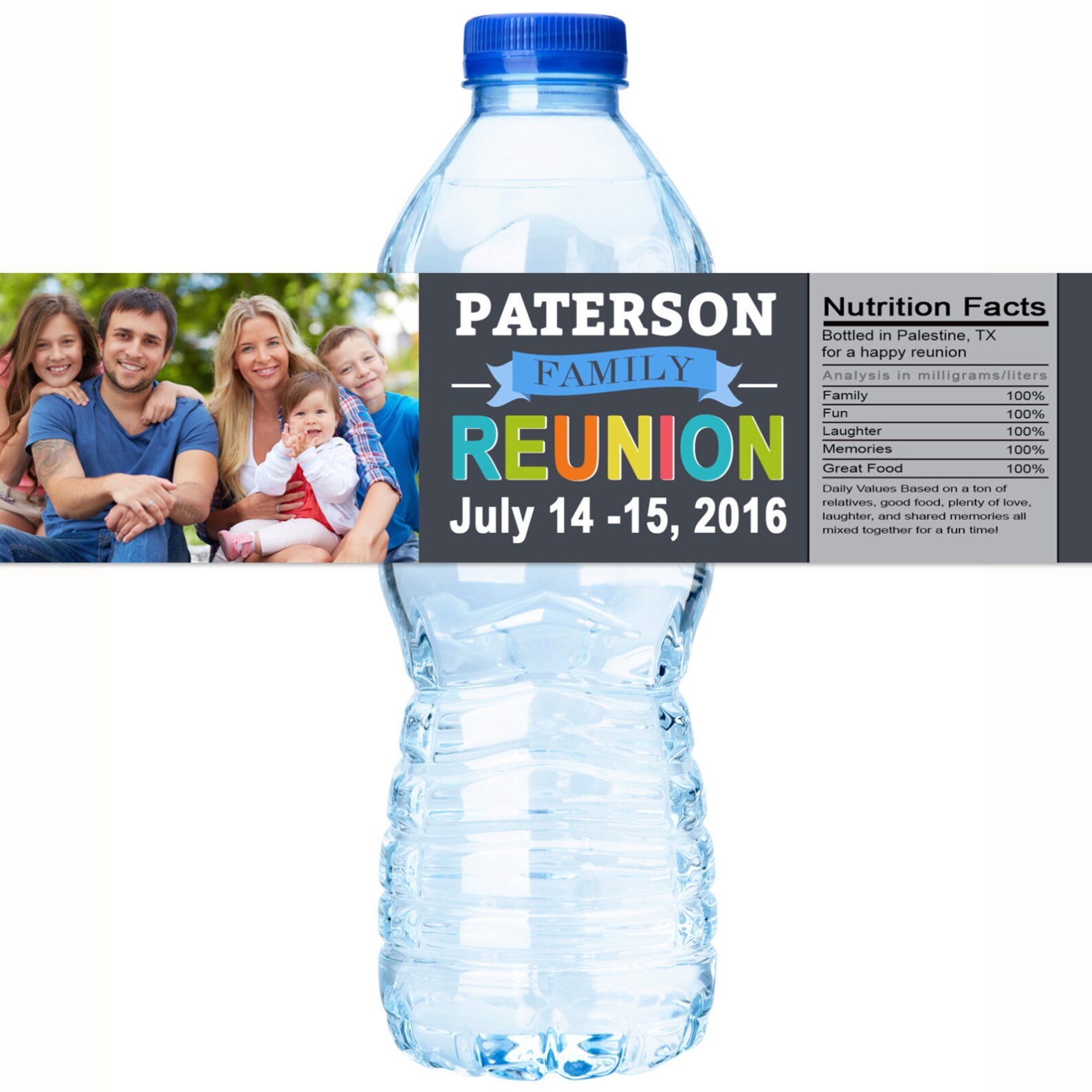 30 Family Reunion Water Bottle Labels Family Reunion Etsy